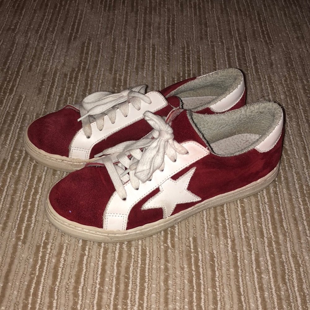 Red star sneakers